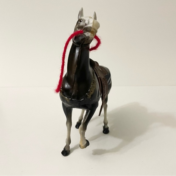 Vintage WS Horse Plastic Toy 7” Tall Hong Kong - Picture 4 of 16